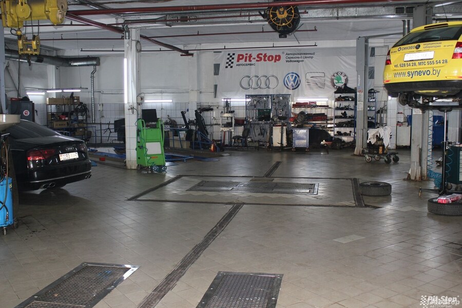 Общий вид на помещение СТО Volkswagen